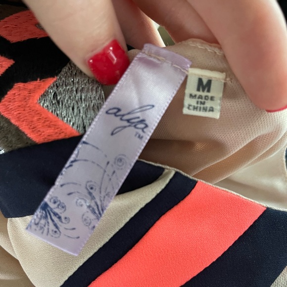 Francesca’s Alya Long Dress Sz M - Picture 4 of 6